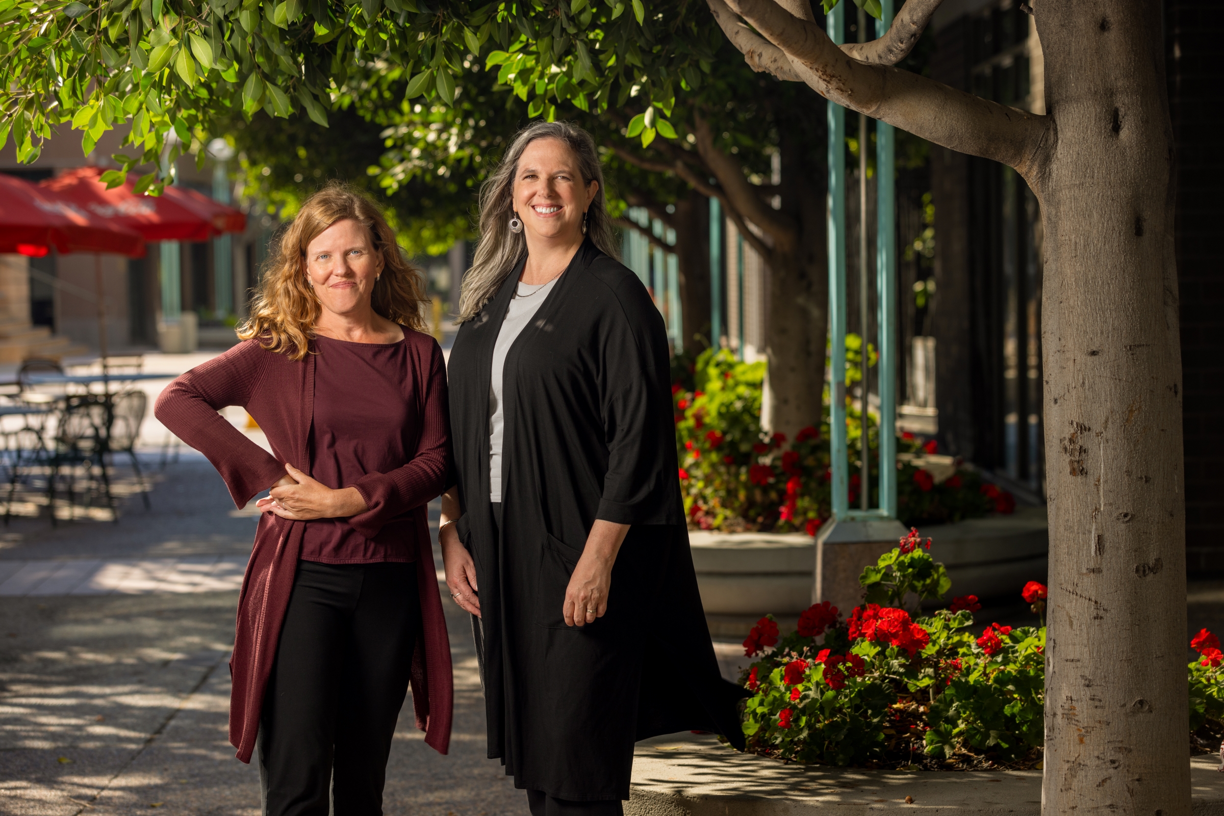 Alison Lingane and Hilary Abell