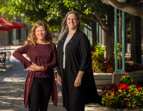 Alison Lingane and Hilary Abell