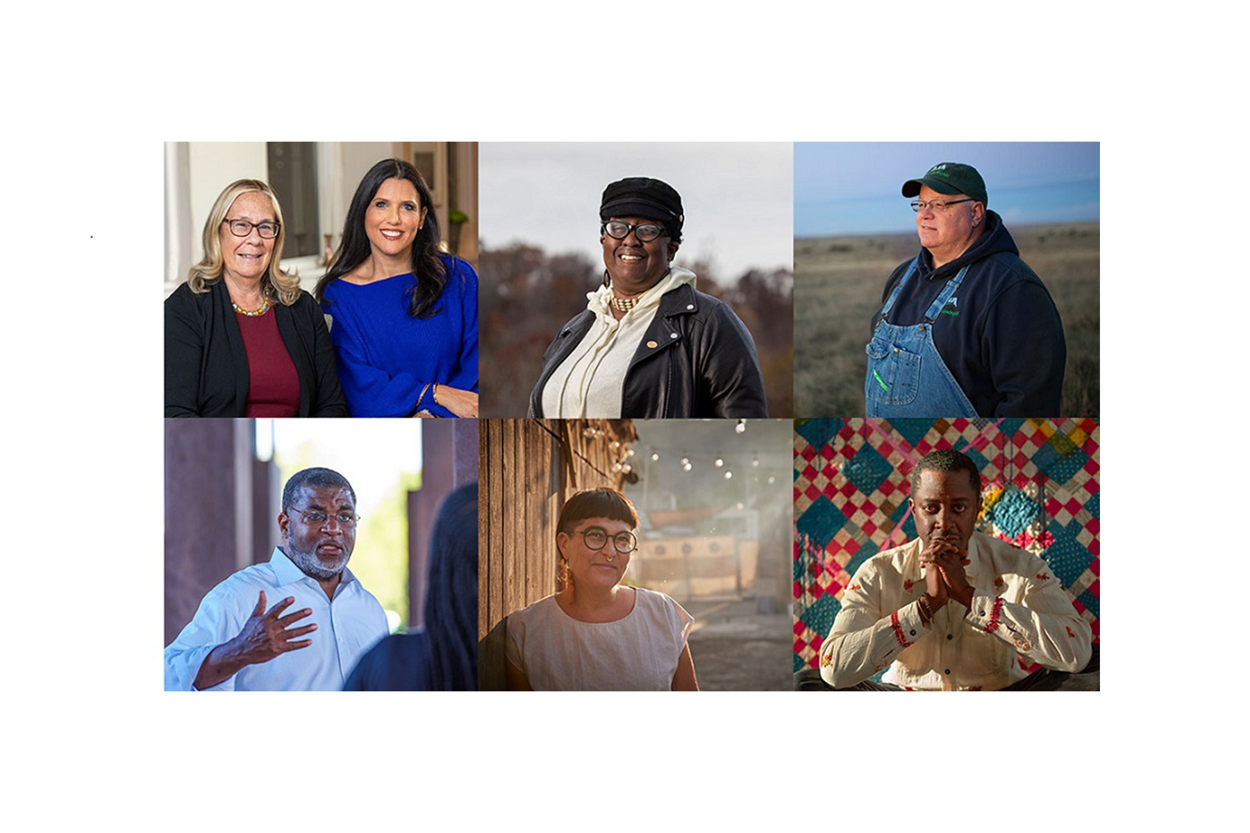 Photo grid of all six of the 26th Heinz Award recipients